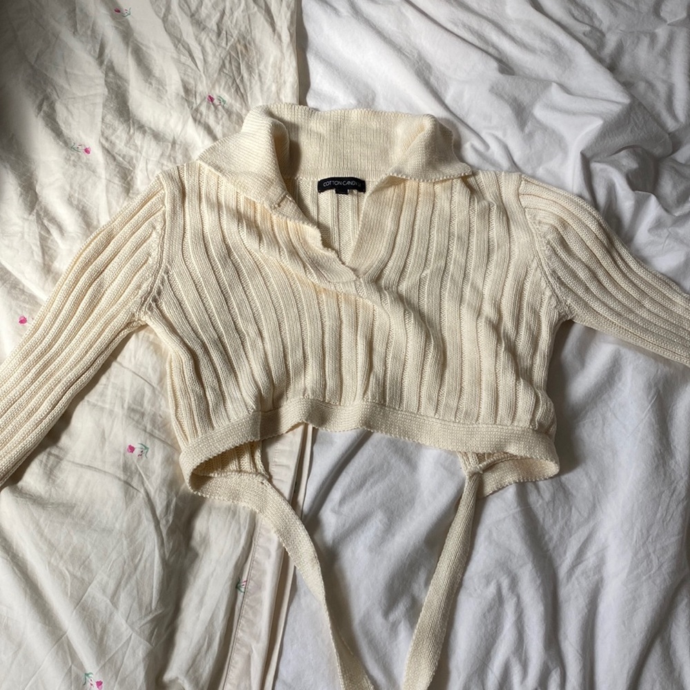Cropped Knit Top